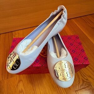 Tory Burch Women's Blue Ballet Flats